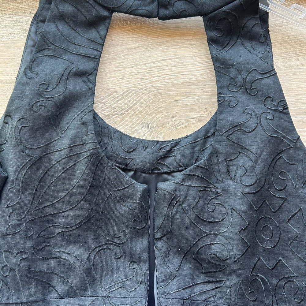 Black Causal dress size 8 . Back open very nice fit